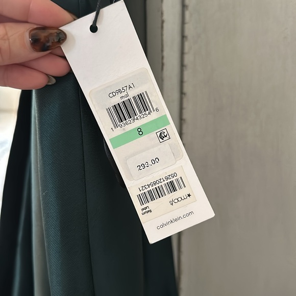 NWT Calvin Klein High Low Gown - Picture 5 of 8